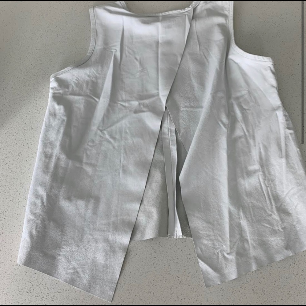 Rag and bone leather tank